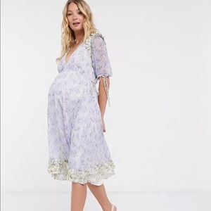 Maternity dress floral formal